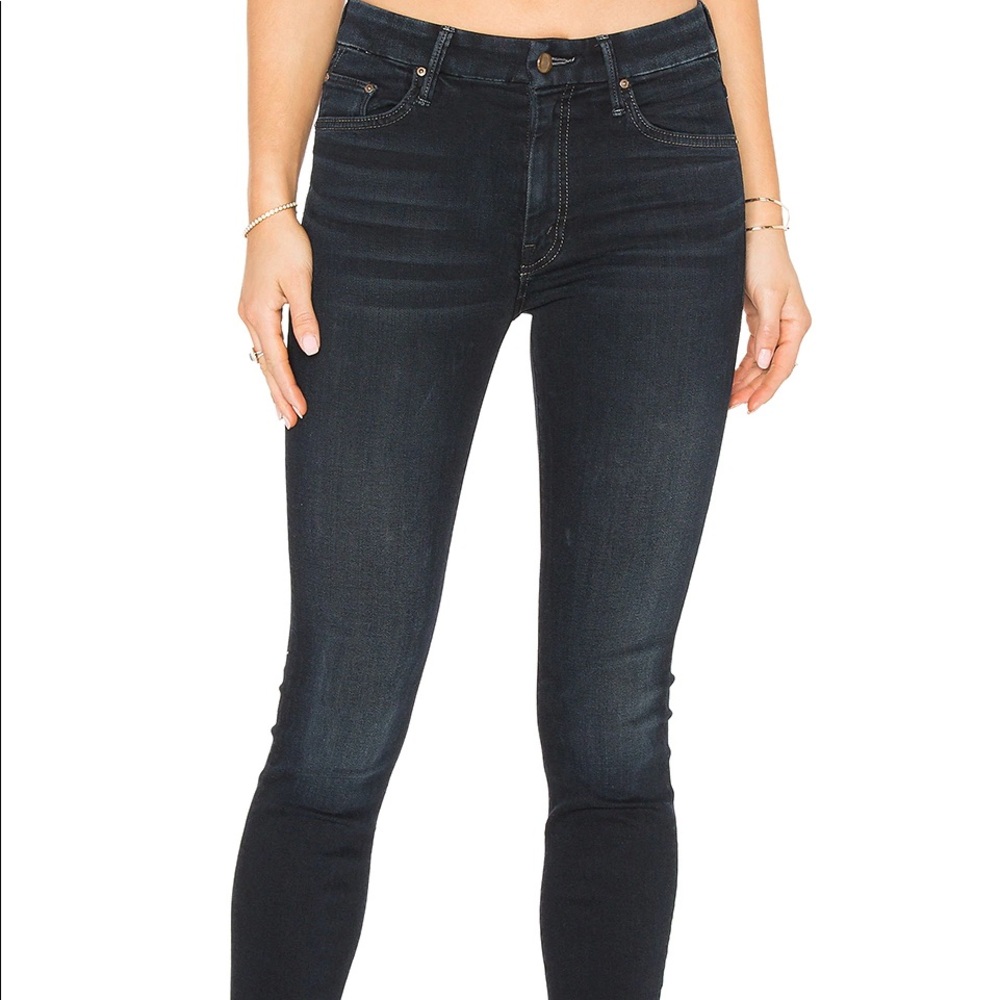 MOTHER Denim High Waisted Looker, Coffee Tea or Me, size 26
